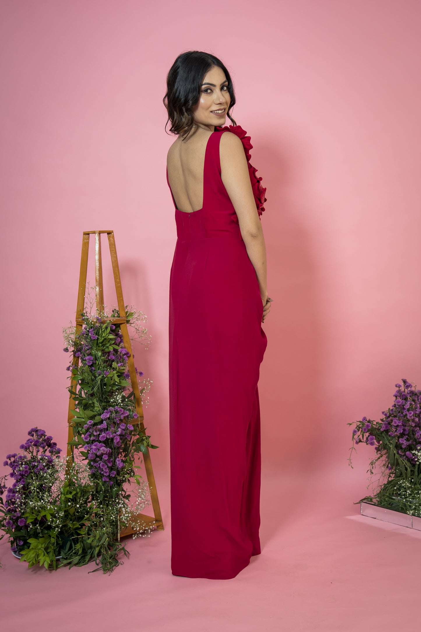 Gul Drape Gown