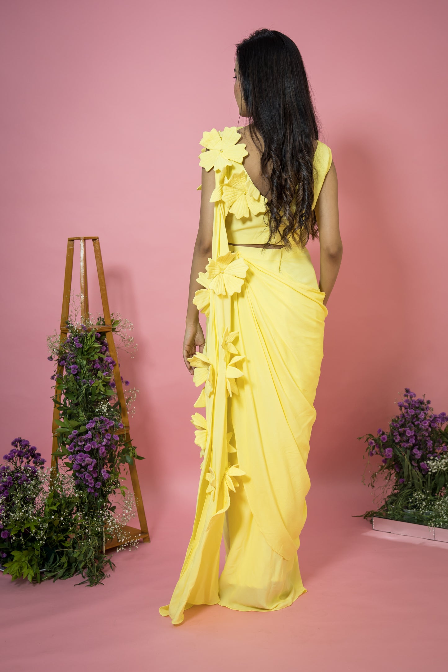 Gul Drape Saree