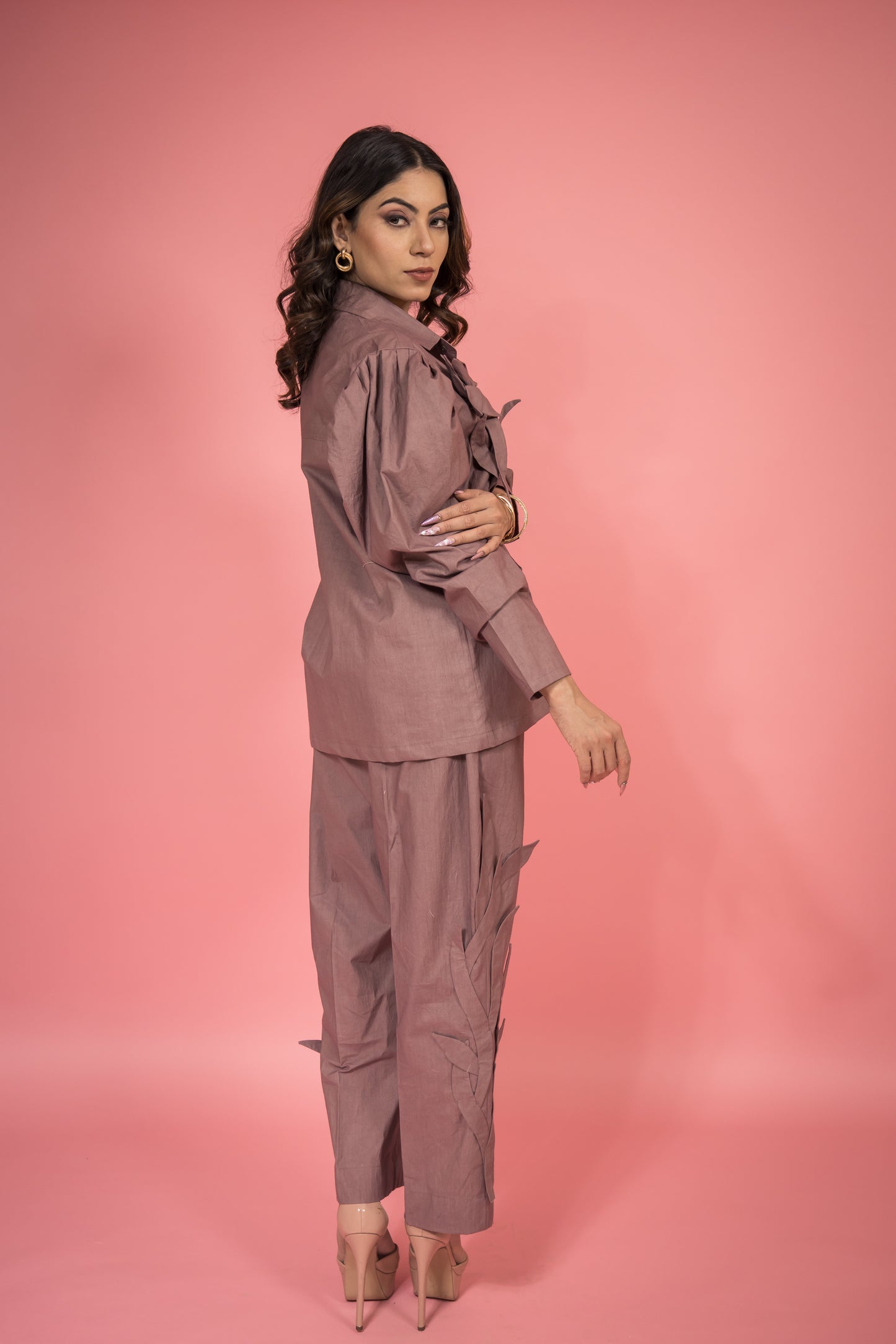 Gulsah 3D Leaf Applique Set