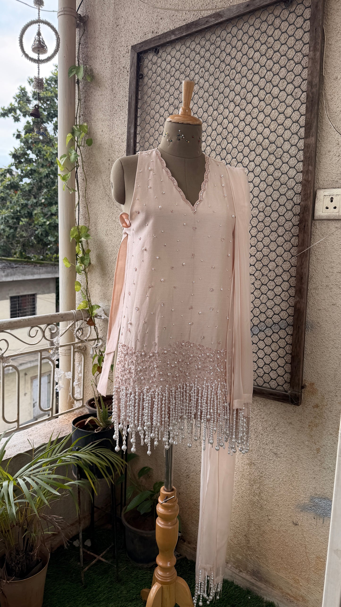 Pearl Tassel Set