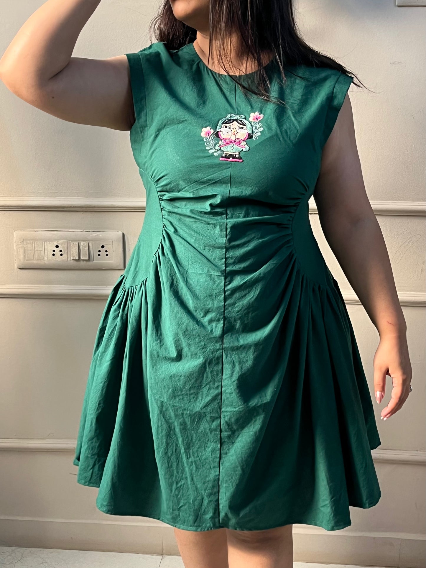 Green Crybaby Dress