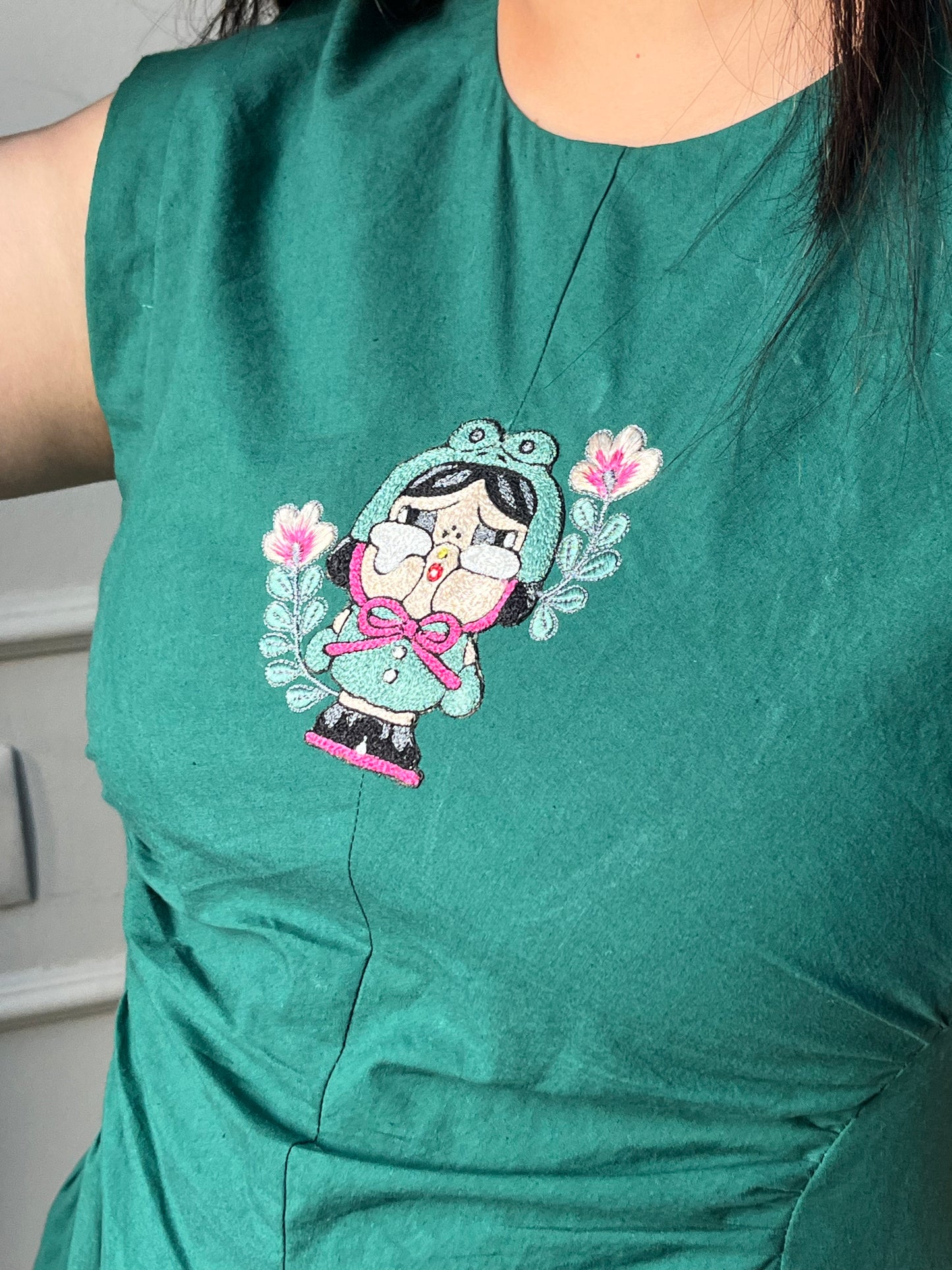 Green Crybaby Dress