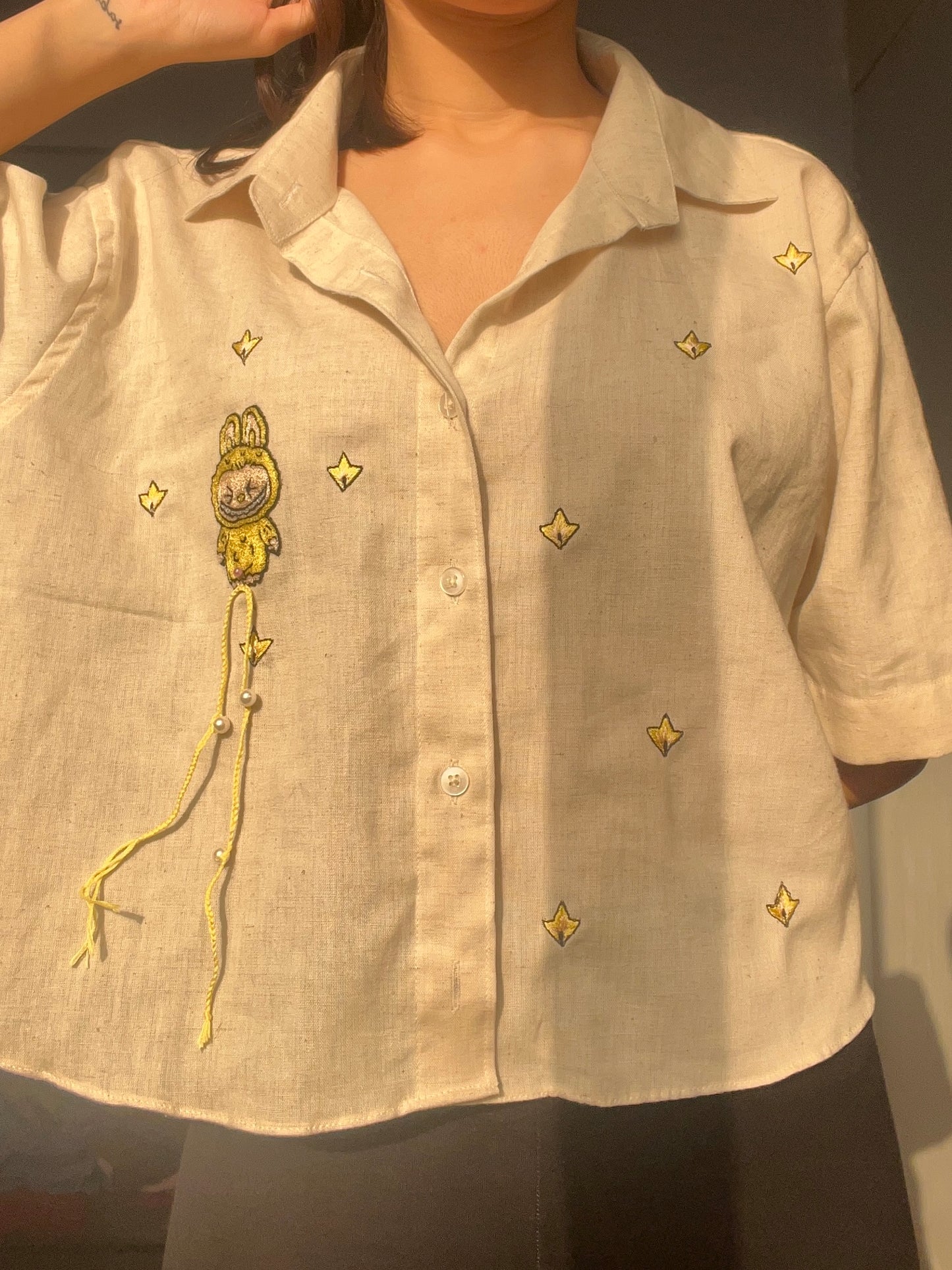 Labubu Crop Shirt