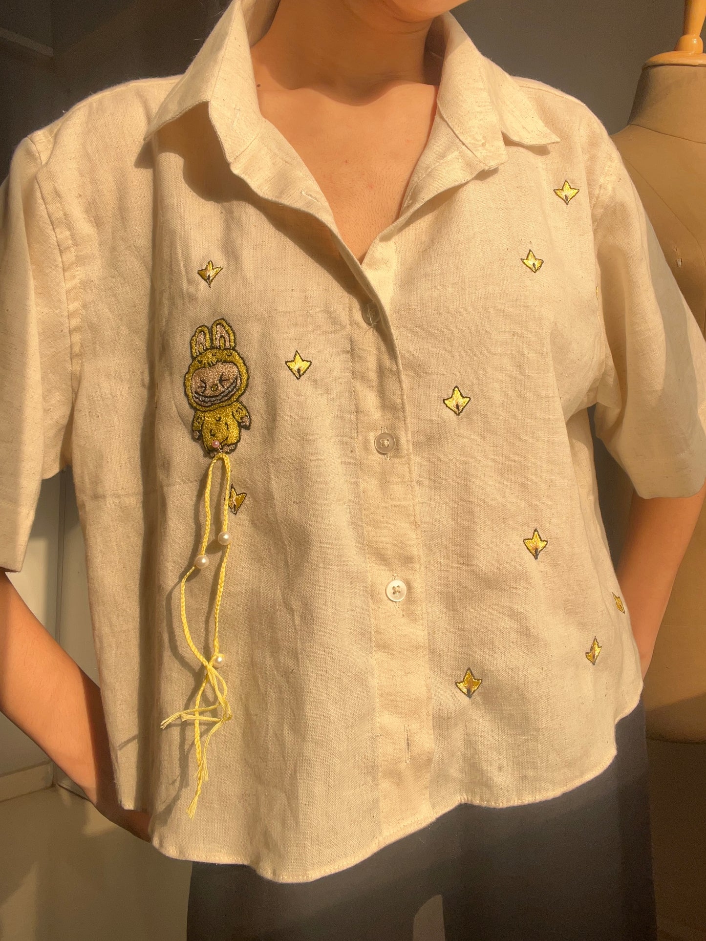 Labubu Crop Shirt