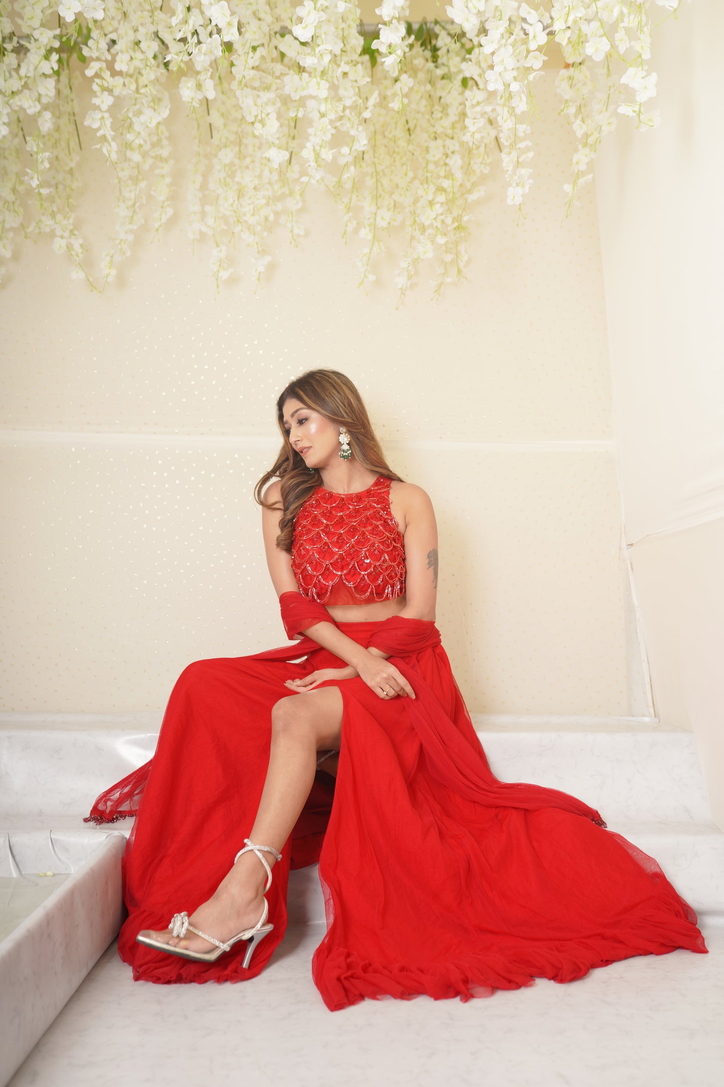 Charlotte Chandelier Lehenga