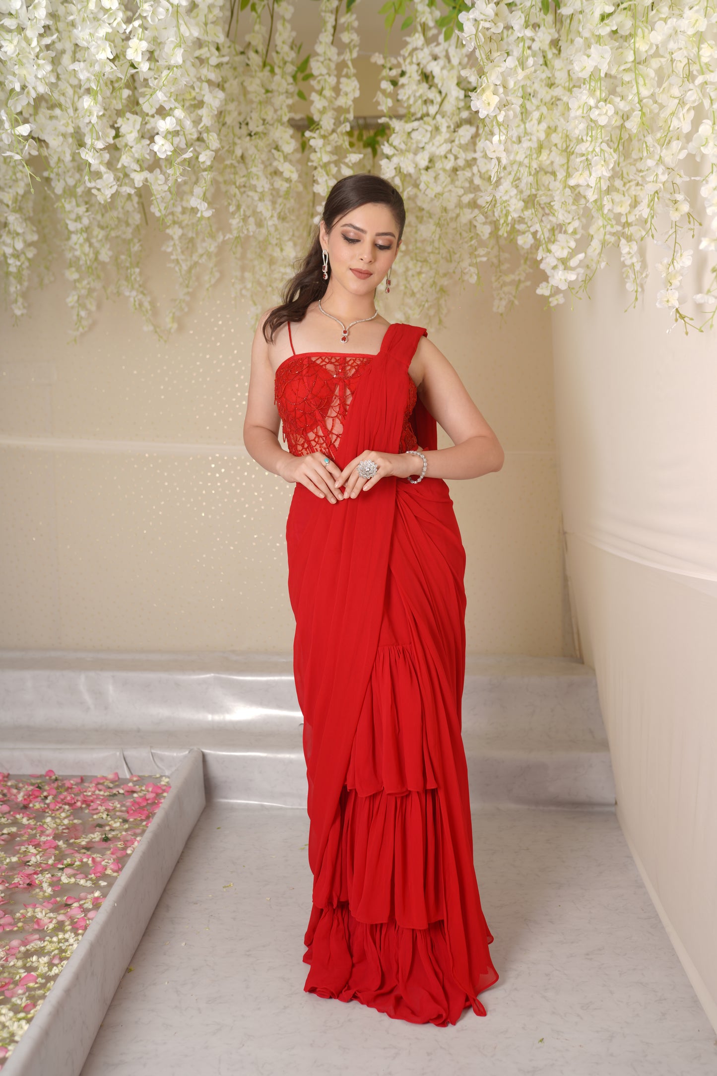 Amayra Corset Drape Saree
