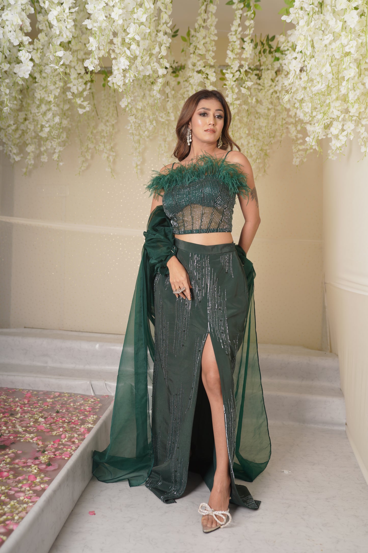 Mia Scrunchie Dupatta Corset Lehenga