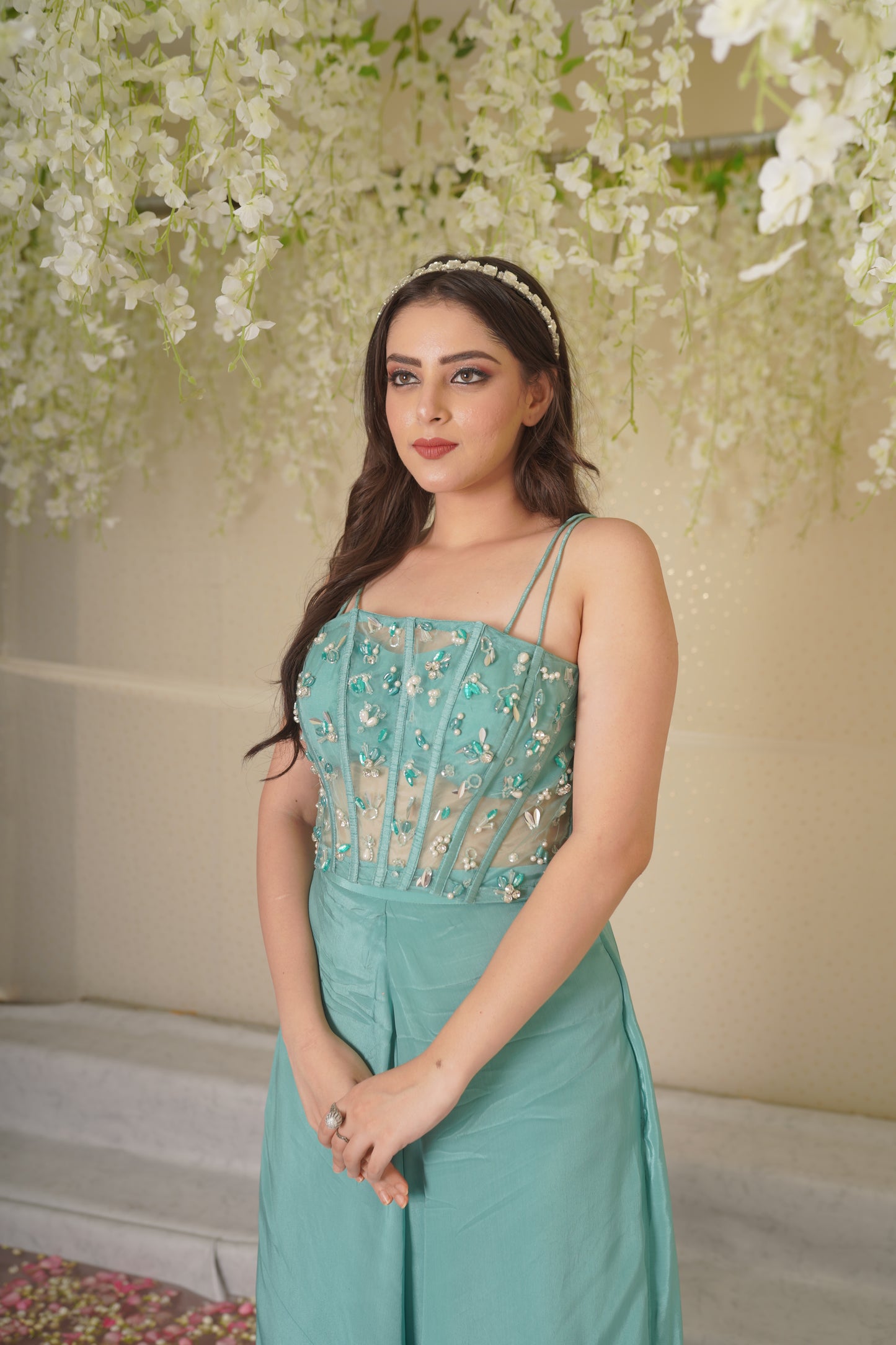 Kiara Corset with Lehenga Palazzo