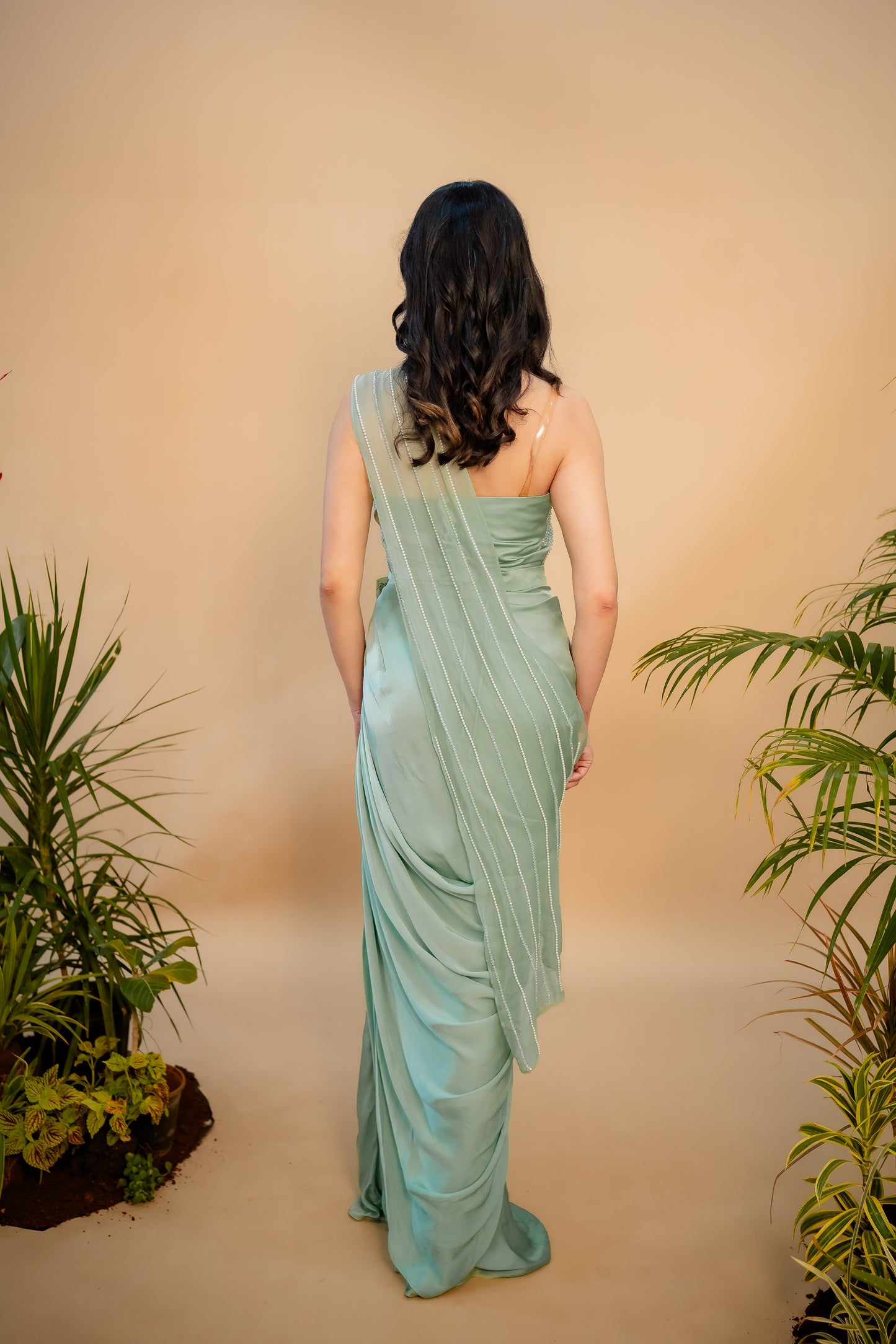 Rhea Mint Saree