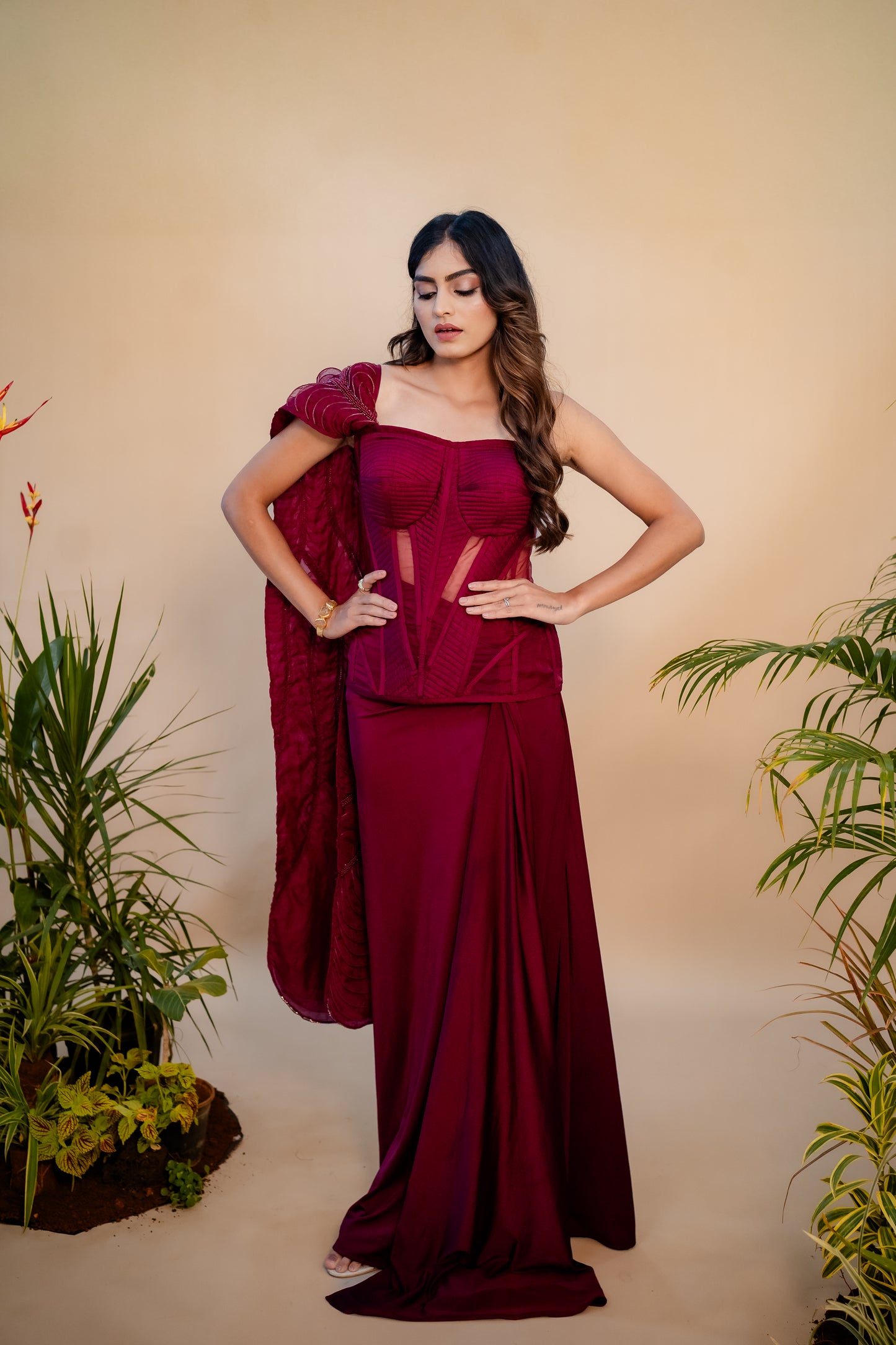 Mira Corset Saree