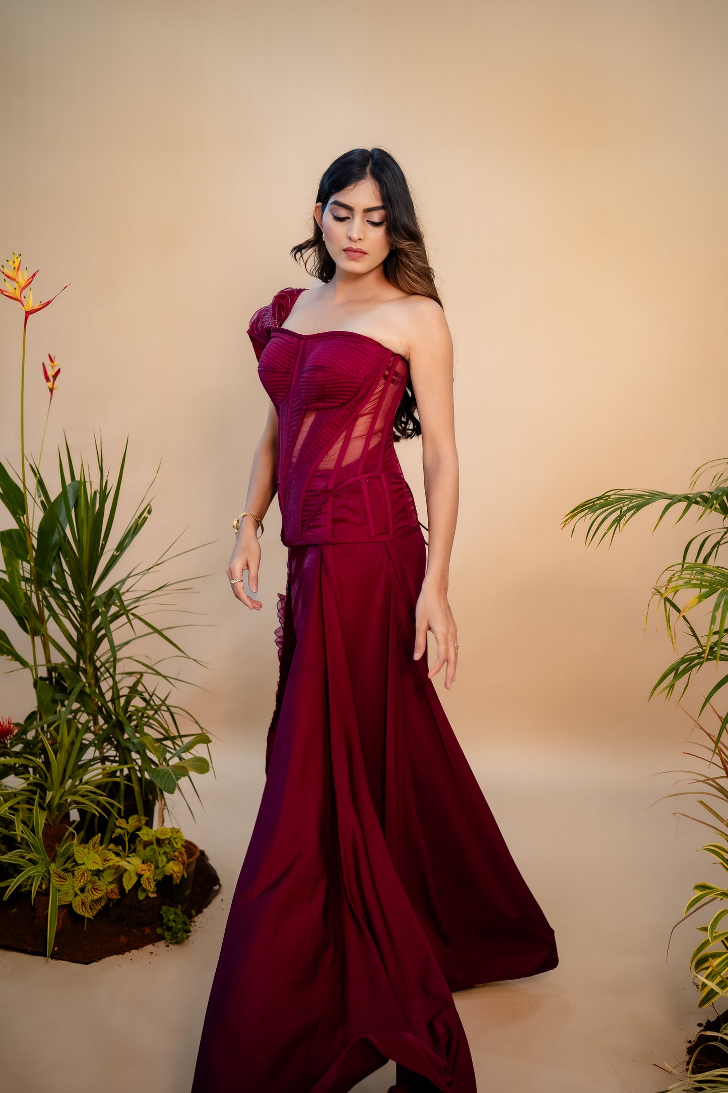 Mira Corset Saree