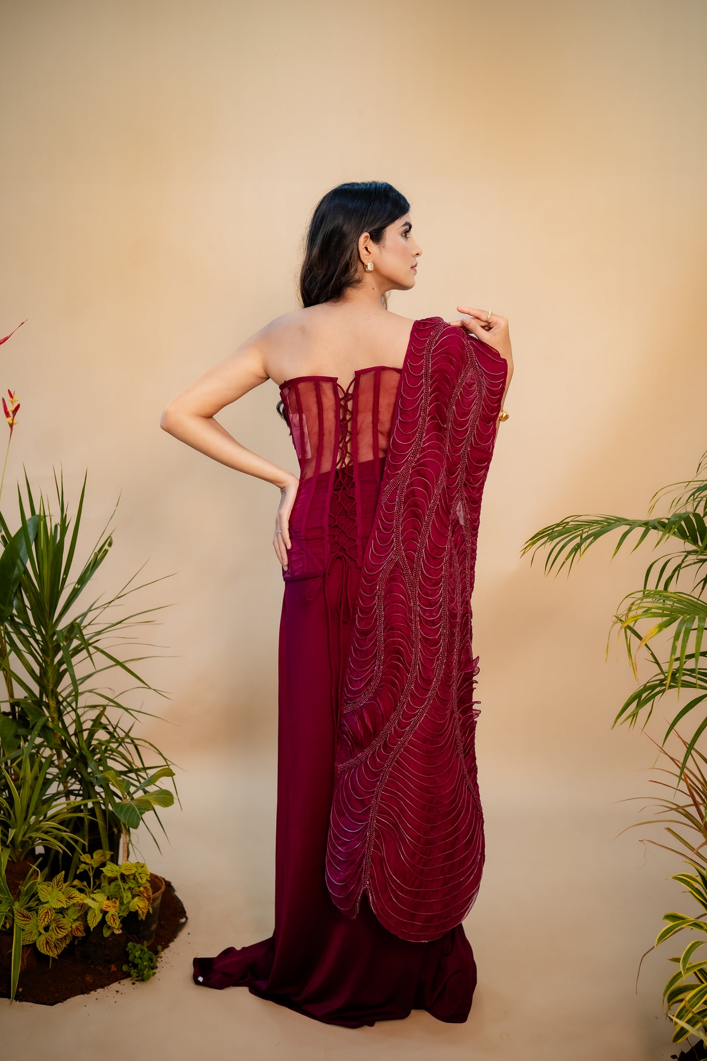Mira Corset Saree