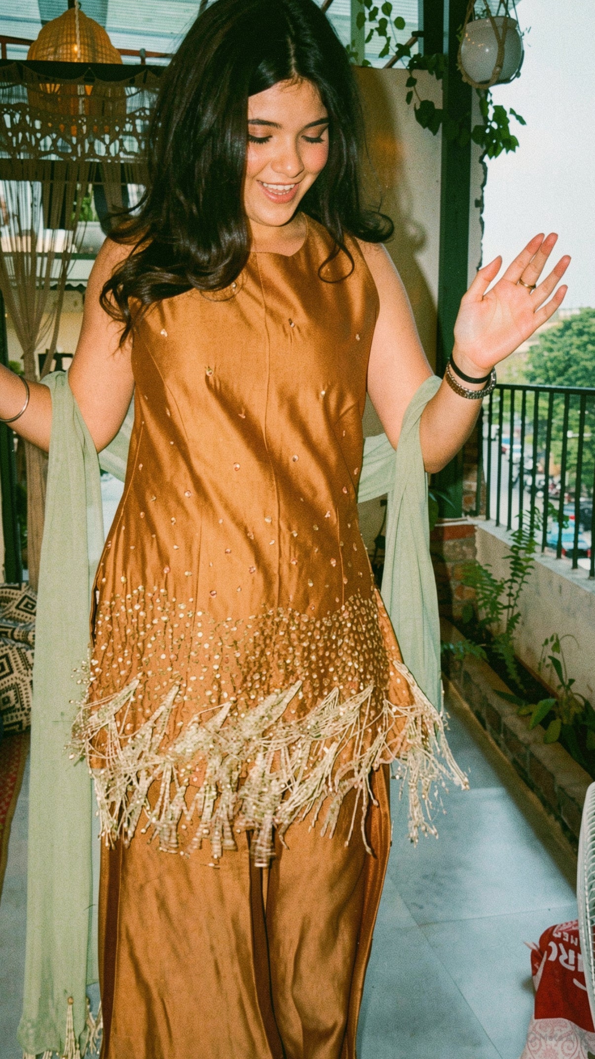 Rusty-Brown Kurta Set