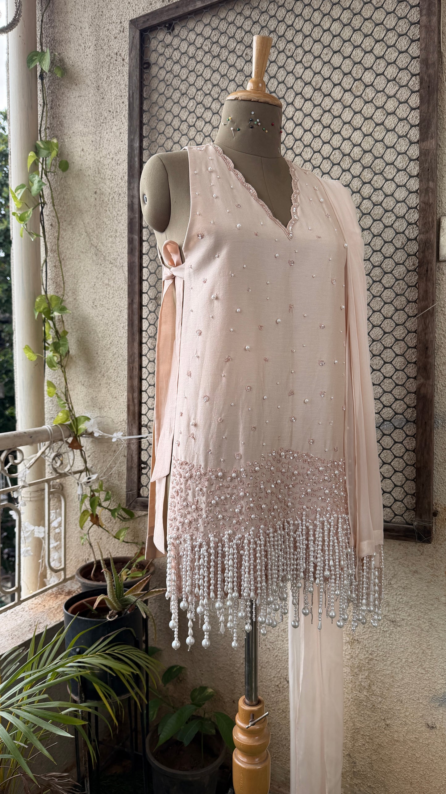 Pearl Tassel Set